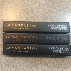 Anastasia Beverly Hills 2 lipstick, 1 brow gel